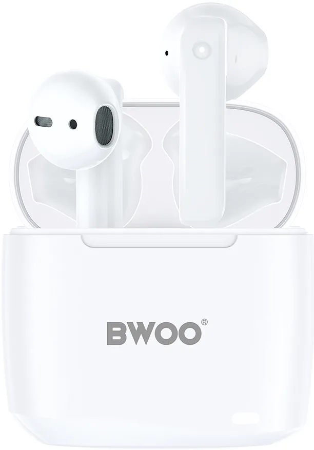BWOO wireless TWS earphones BW94-WH white