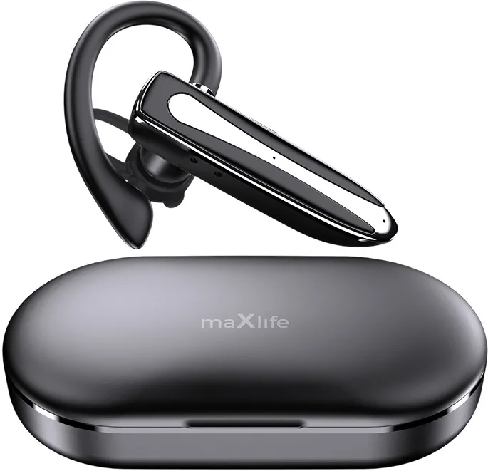 Maxlife wireless headset MXBH-01 with charging case black