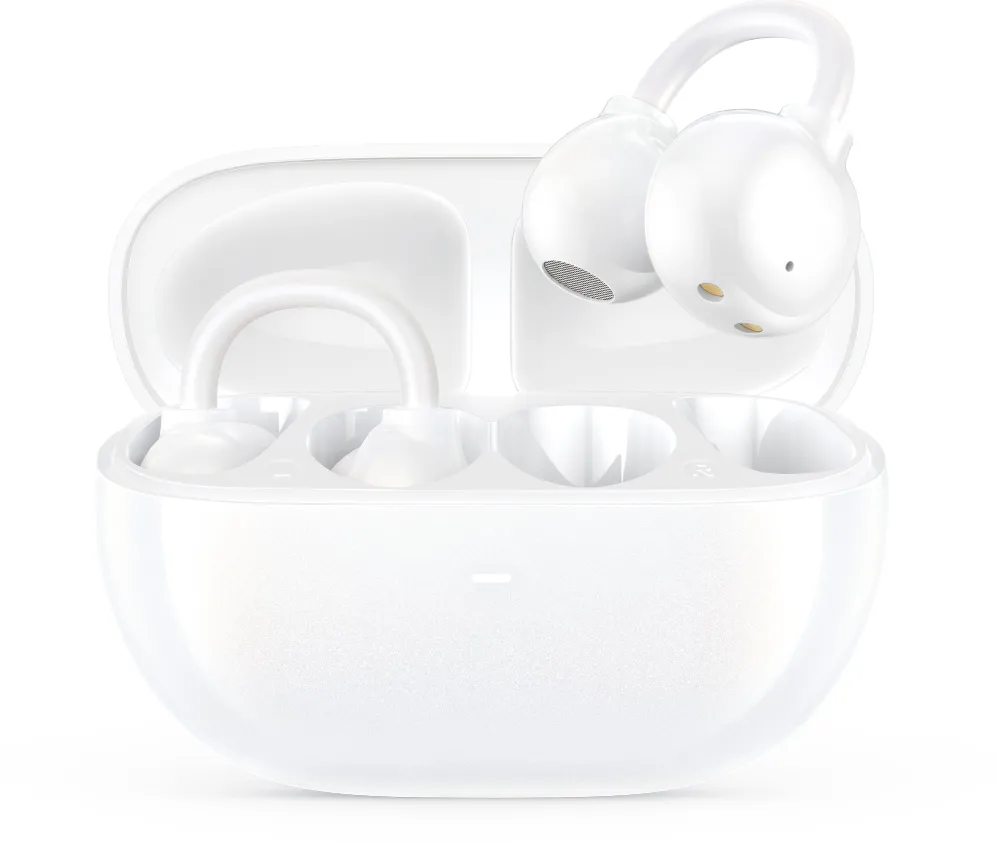 BWOO Bluetooth earphones BW39 TWS for running white