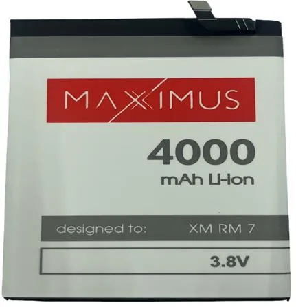 BATTERY MAXXIMUS XIAOMI REDMI 7 4000mAh BN46