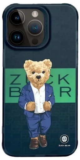 Nakładka Zuck Bear French RIviera Chic do Iphone 15 Pro Saint Tropez Shimmer TTT