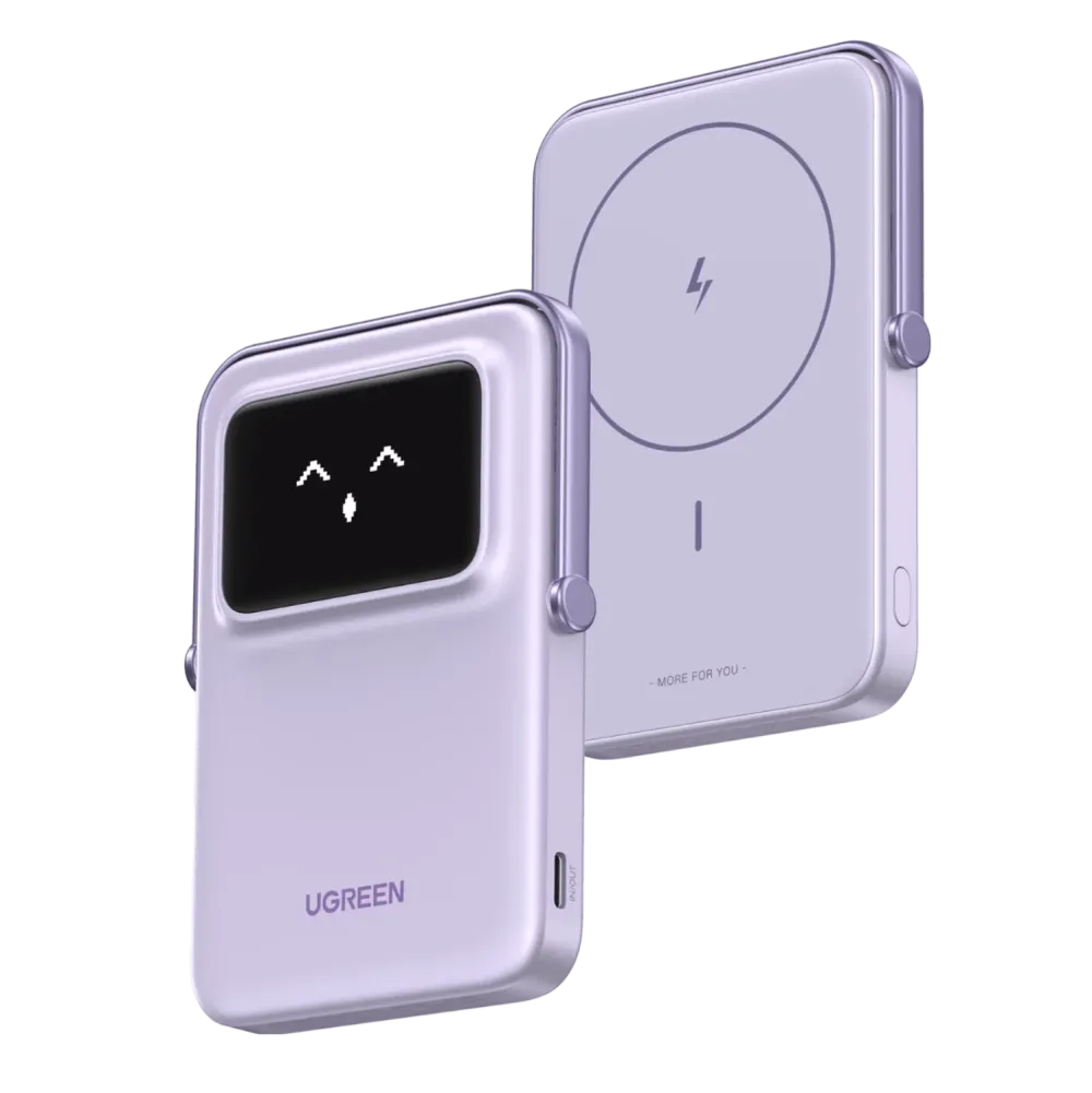 Baterie Externa UGREEN 5.000 mAh Magsafe USB-C 20W Violet