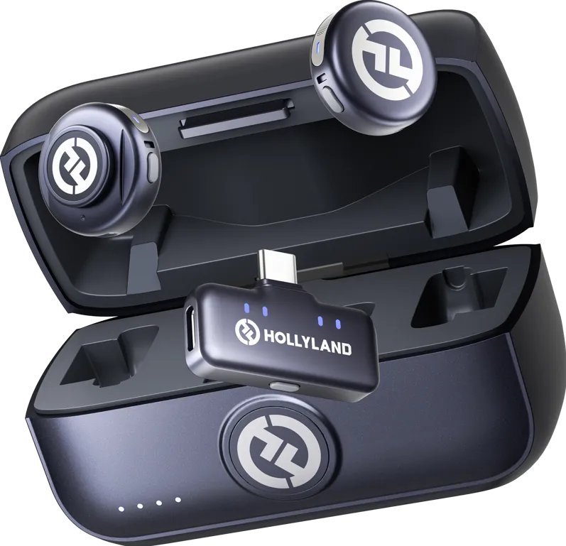 Hollyland Lark M3 Combo 2TX&1RX with USB-C RX and 2 x Wireless Microphone