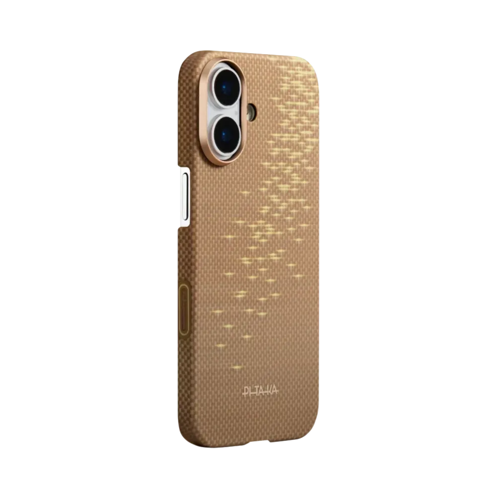 Husa Pitaka pentru iPhone 17 Glinds of Gold Ultra-Slim Auriu