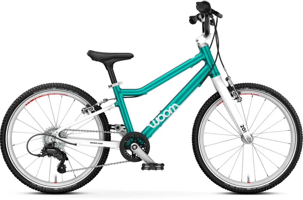 Woom - W4 Go - bicicleta copii 20" - metalic petrol