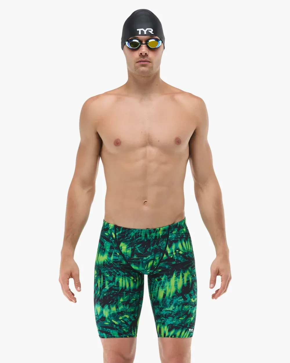 TYR - costum inot barbati tip jammer - Durafast Lite Jammer Seismo - Green - 32 (M)