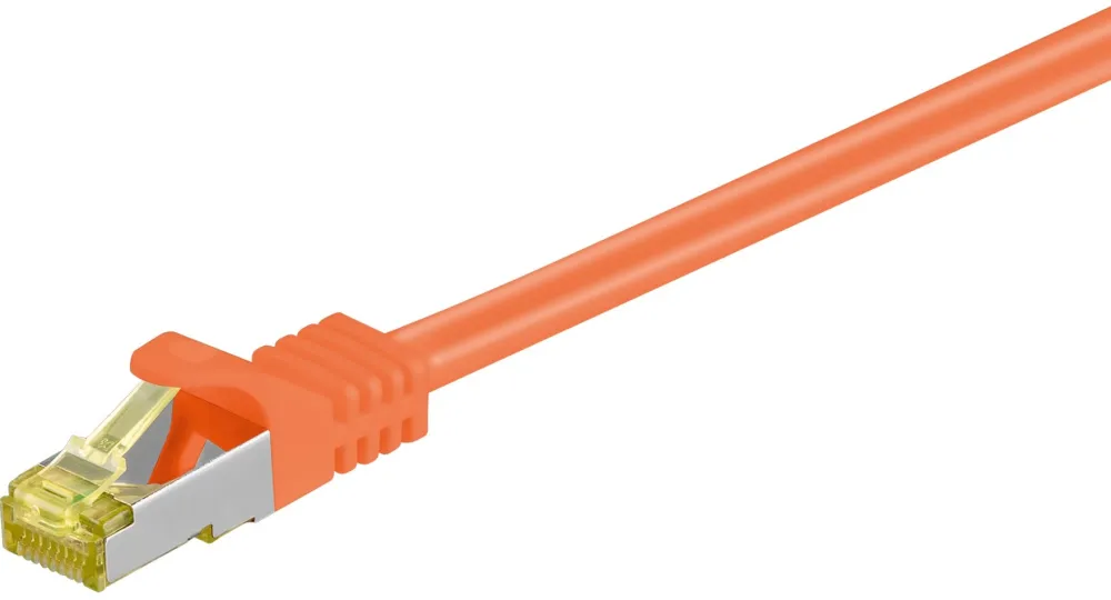 goobay Patch cable SFTP m.Cat7 orange 0,50m - LSZH