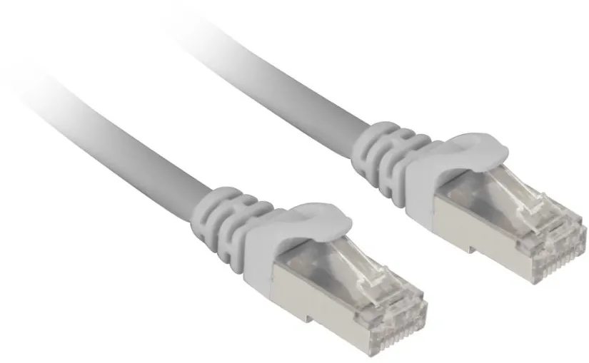Sharkoon patch network cable SFTP, RJ-45, with Cat.7a raw cable (grey, 3 meters)