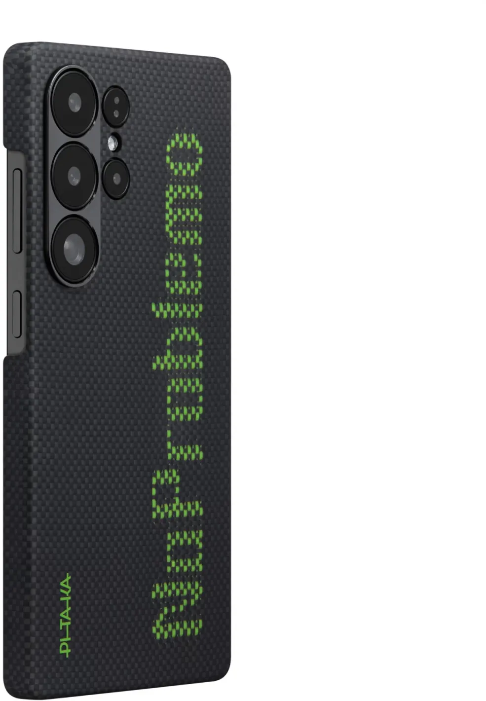 Husa Pitaka Samsung Galaxy S25 Ultra Tactile Woven NoProblemo fosforescenta