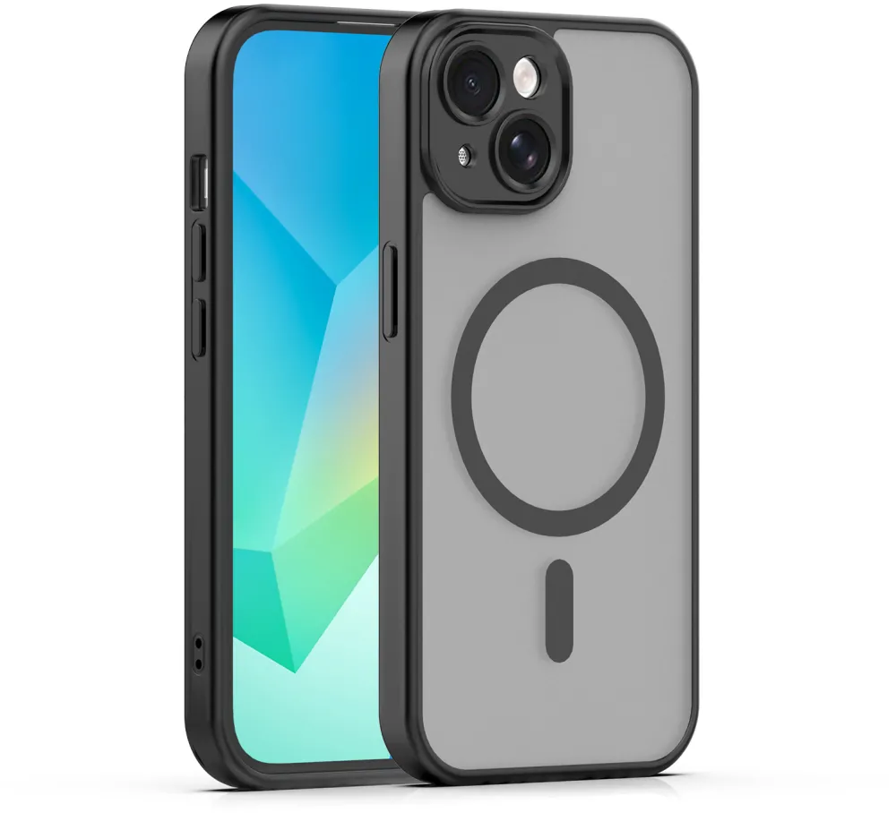 Mag Matt case for iPhone 13 6,1" black camera protection