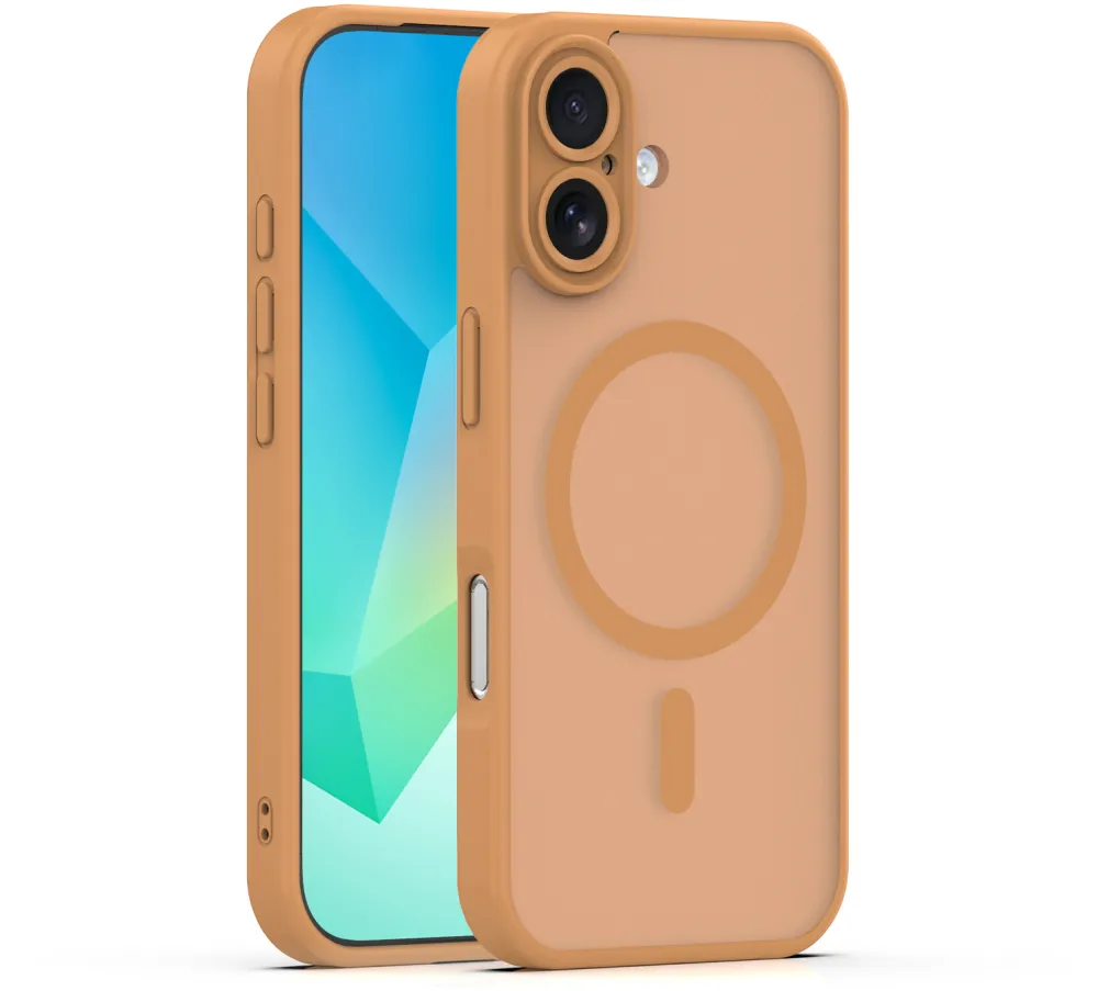 Mag Matt case for iPhone 17 6,3" / 18 6,3" brown camera protection