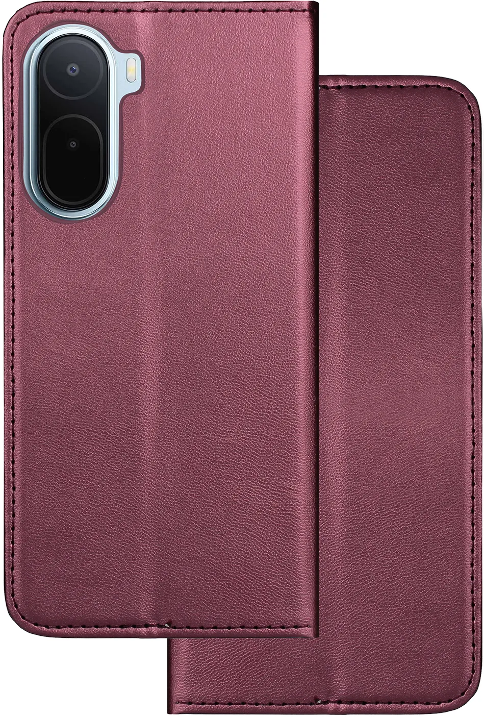 Smart Magnetic case for Xiaomi Redmi A7 Pro 4G / Redmi A7 Pro 5G burgundy