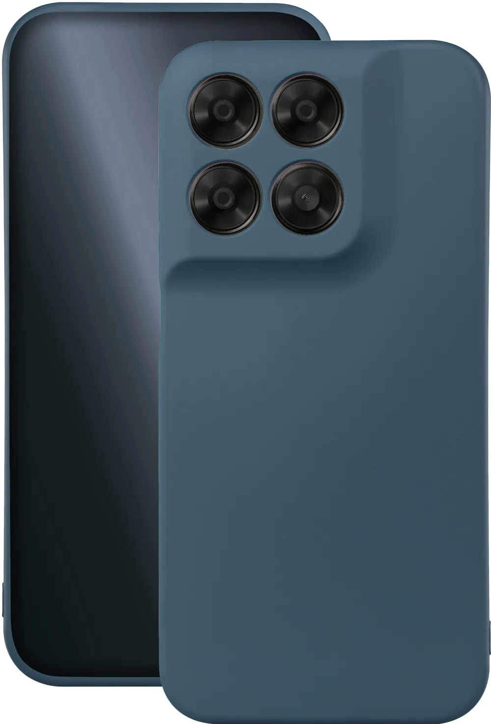 Silicon case for Motorola Moto G67 5G / G77 5G / G87 5G dark blue
