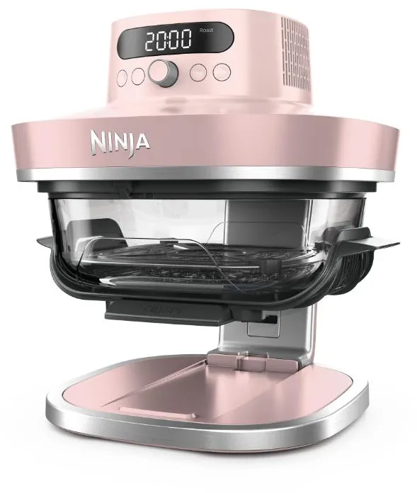 Friteuza cu aer cald Ninja CRISPi AS101EURS Pro 6-in-11800W, 2x recipiente 2.5L/ 6L, sticla/ bej