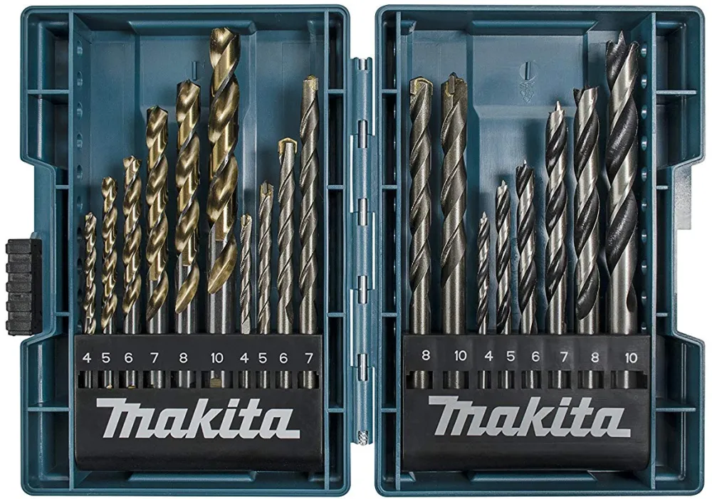 Makita Drill Bit Set, TCT, M-Force, 18 pcs