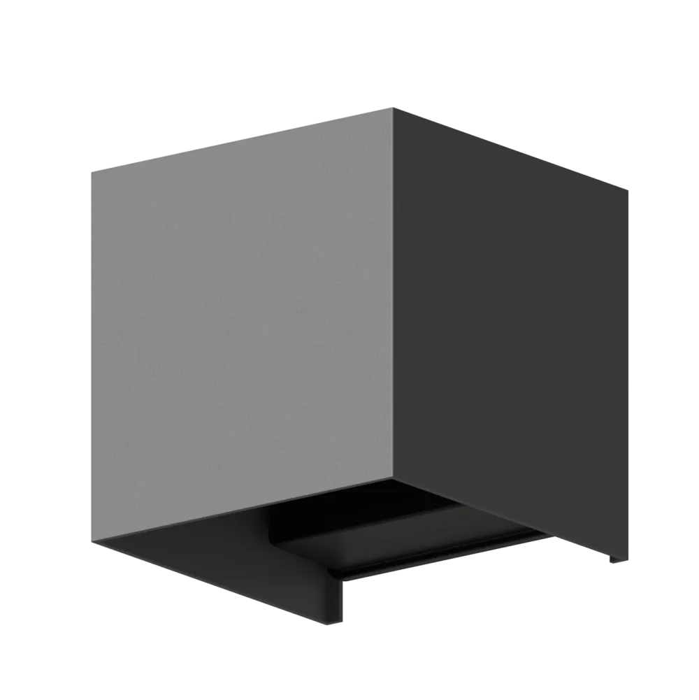 Lampa de perete de exterior LED Calex Bari Up & Down lumina alba calda 7W IP54 Gri Antracit