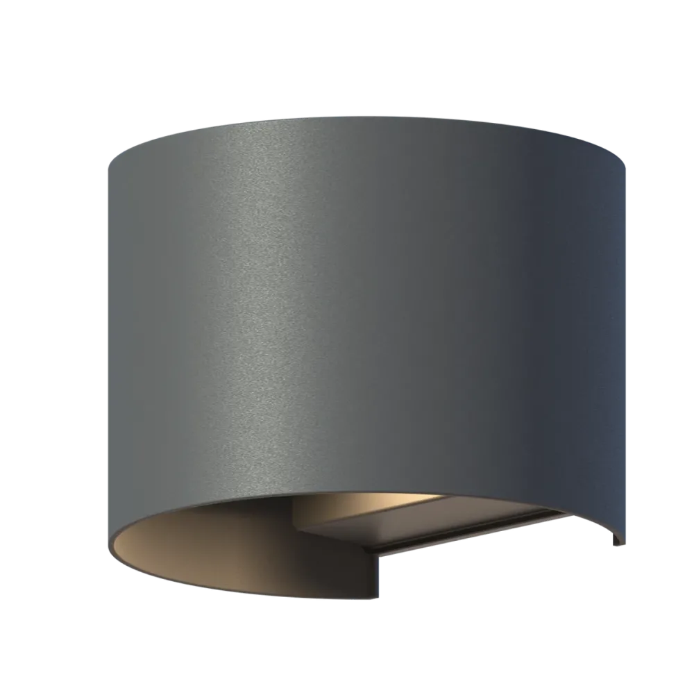 Lampa de perete de exterior LED Calex Verona lumina alba calda 3000K 7W IP54 Gri Antracit