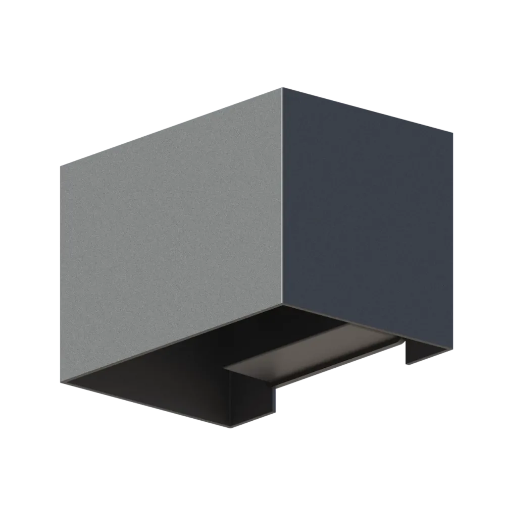 Lampa de perete de exterior LED Calex Venice lumina alba calda 7W IP54 Gri Antracit