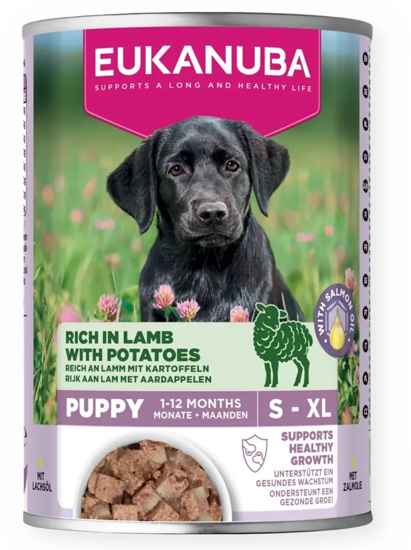 EUKANUBA Life Care Puppy Rich in lamb and potatoes - wet dog food - 400g