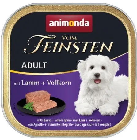 ANIMONDA Vom Feinsten Adult Lamb and whole grain - wet dog food - 150g