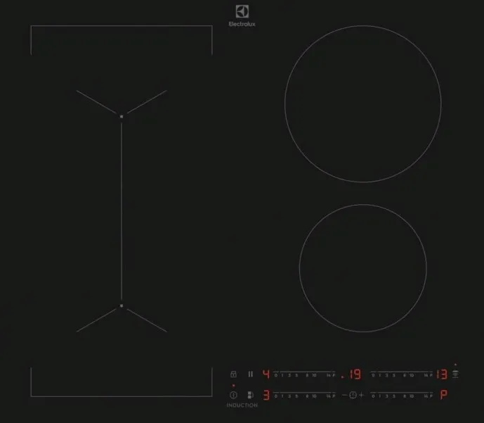 Electrolux EIV63443CT hob Black Built-in Zone induction hob 4 zone(s)