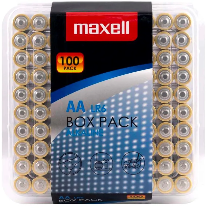 Maxell  Alkaline battery AA LR6 100 pcs. (10x10 pcs.)