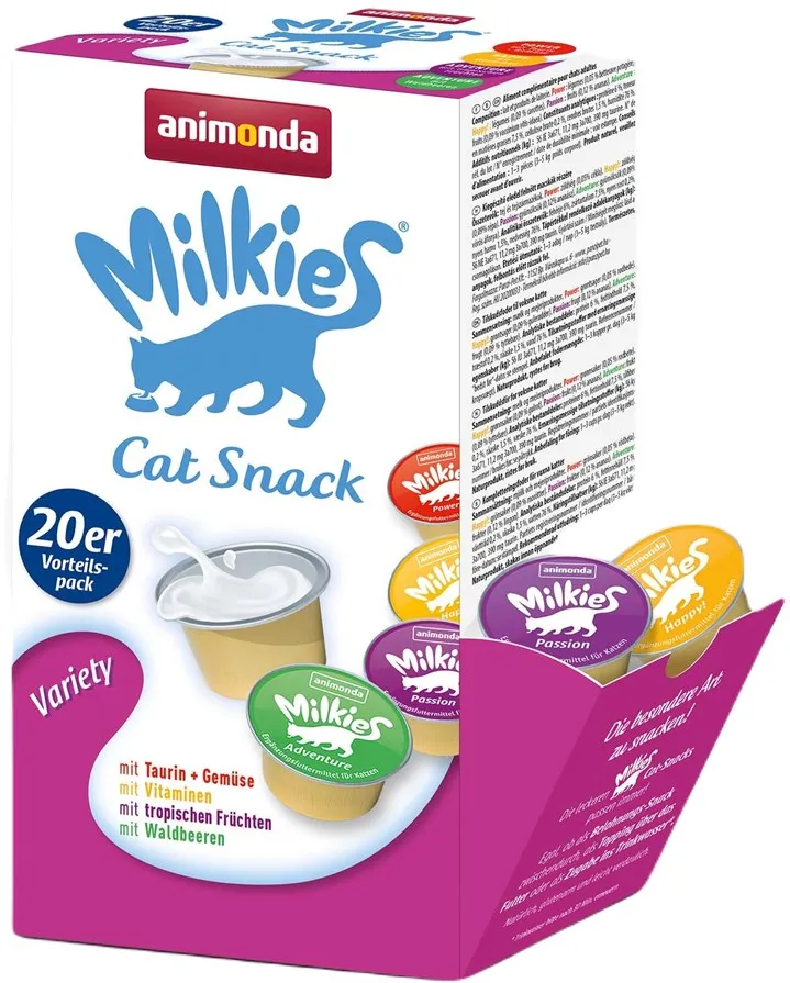 ANIMONDA Milkies Variety - cat treats - 20 x 15g