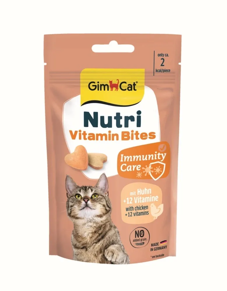 GIMCAT Nutri Vitamin Bites - cat treats - 40g