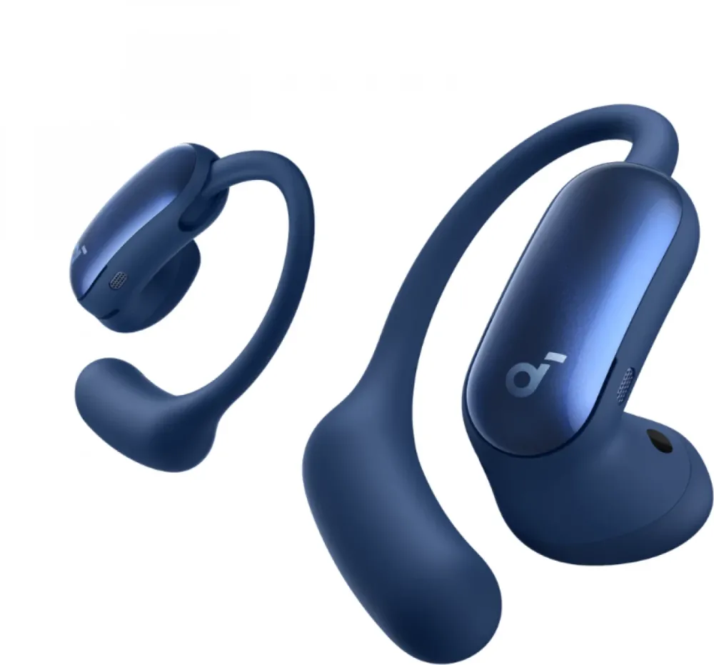 Casti wireless Soundcore AeroFit 2 Pro Open-Ear Active Noise Cancelling LDAC IP55 Bluetooth 6.1 Autonomie 34 ore Albastru