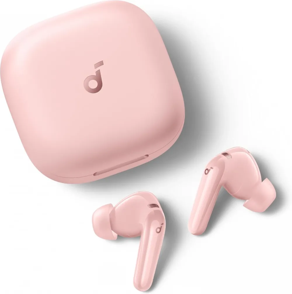 Casti True Wireless Anker Soundcore R60i ANC Hi-Res Sound Autonomie 50 ore IP55 Bluetooth 6.1 Roz