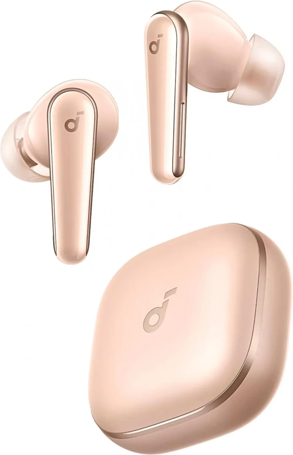 Casti True Wireless Anker SoundCore Liberty 5 Active Noise Cancelling Autonomie 48 ore IP55 Dolby Audio Bluetooth 5.4 Roz