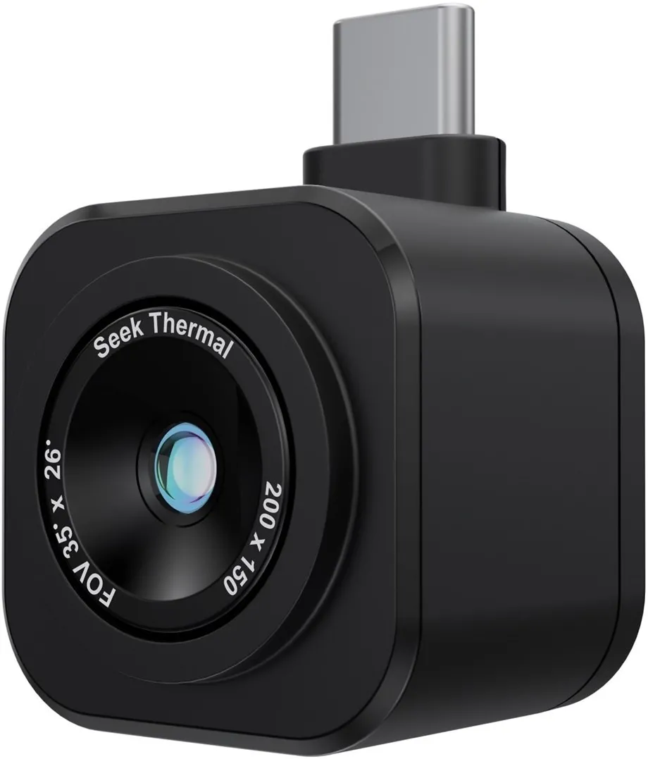 Seek Thermal CW-DBAX thermal imaging camera Black 200 x 150 pixels