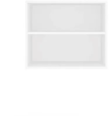 OPENO 60 WHITE Extension Unit – Modular Wardrobe Shelf, 60 cm, for the Bedroom