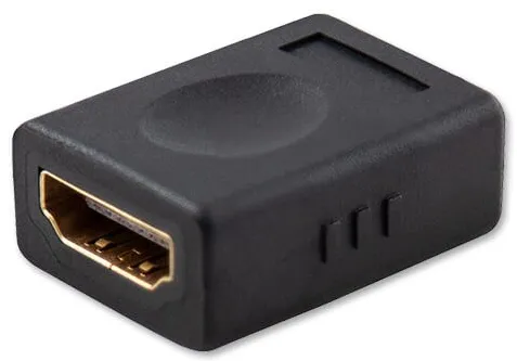 Adaptor SAVIO SAVIO HDMI (F) – HDMI (F) –  drept, cilindru CL-111 Negru