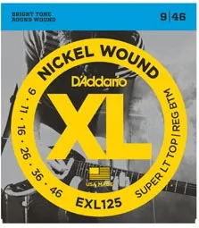 D'Addario EXL125 - electric guitar strings (9–46)