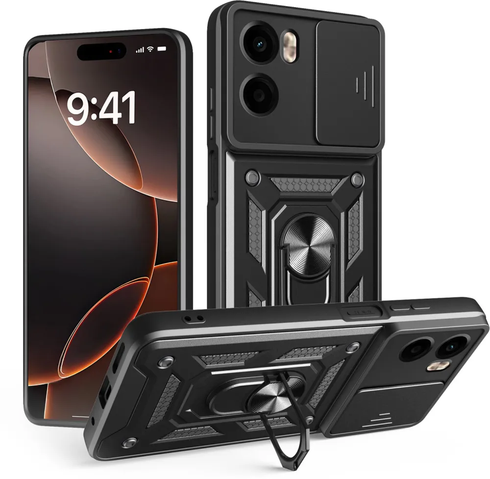 Defender Slide case for Xiaomi Redmi Note 15 5G (EU) black