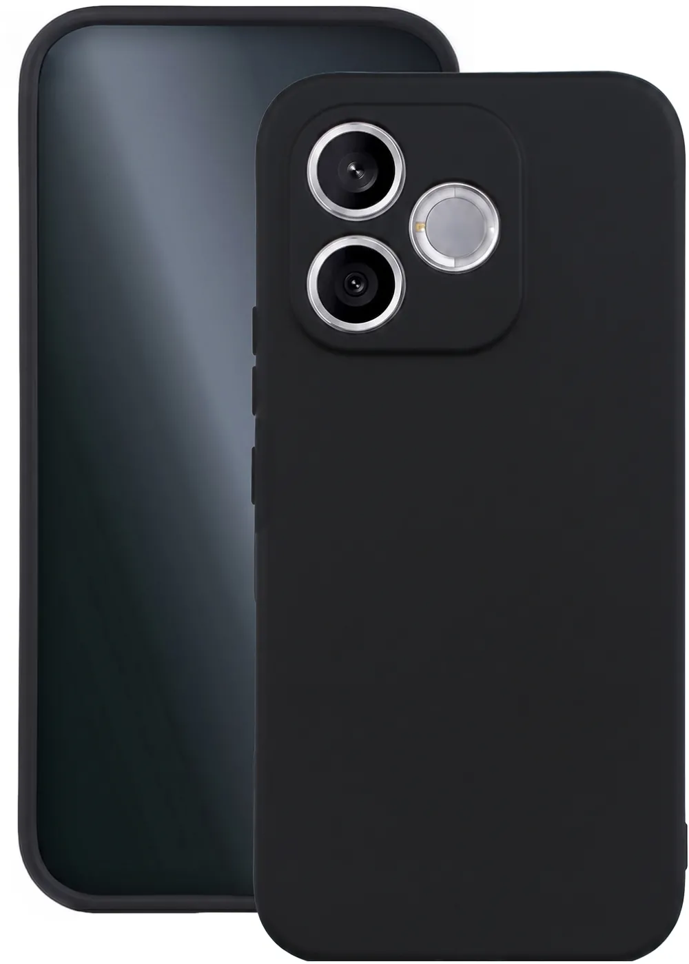 Silicon case for Honor 600 Lite black