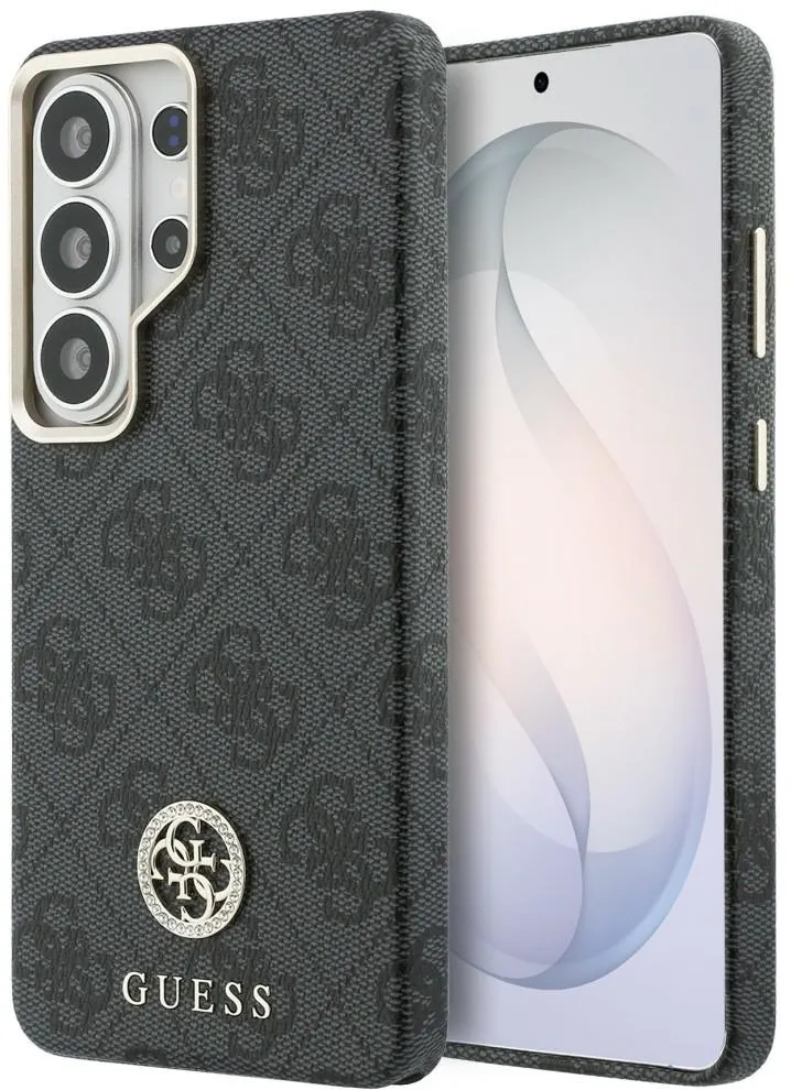 Guess case 4G Rhinestone Round Logo MagSafe for Samsung Galaxy S26 Ultra black