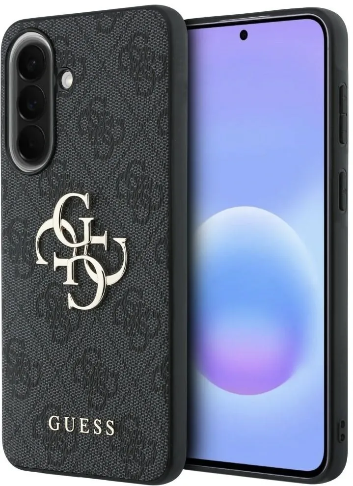 Guess HC PU 4G Big Metal Logo case for Samsung Galaxy A57 black