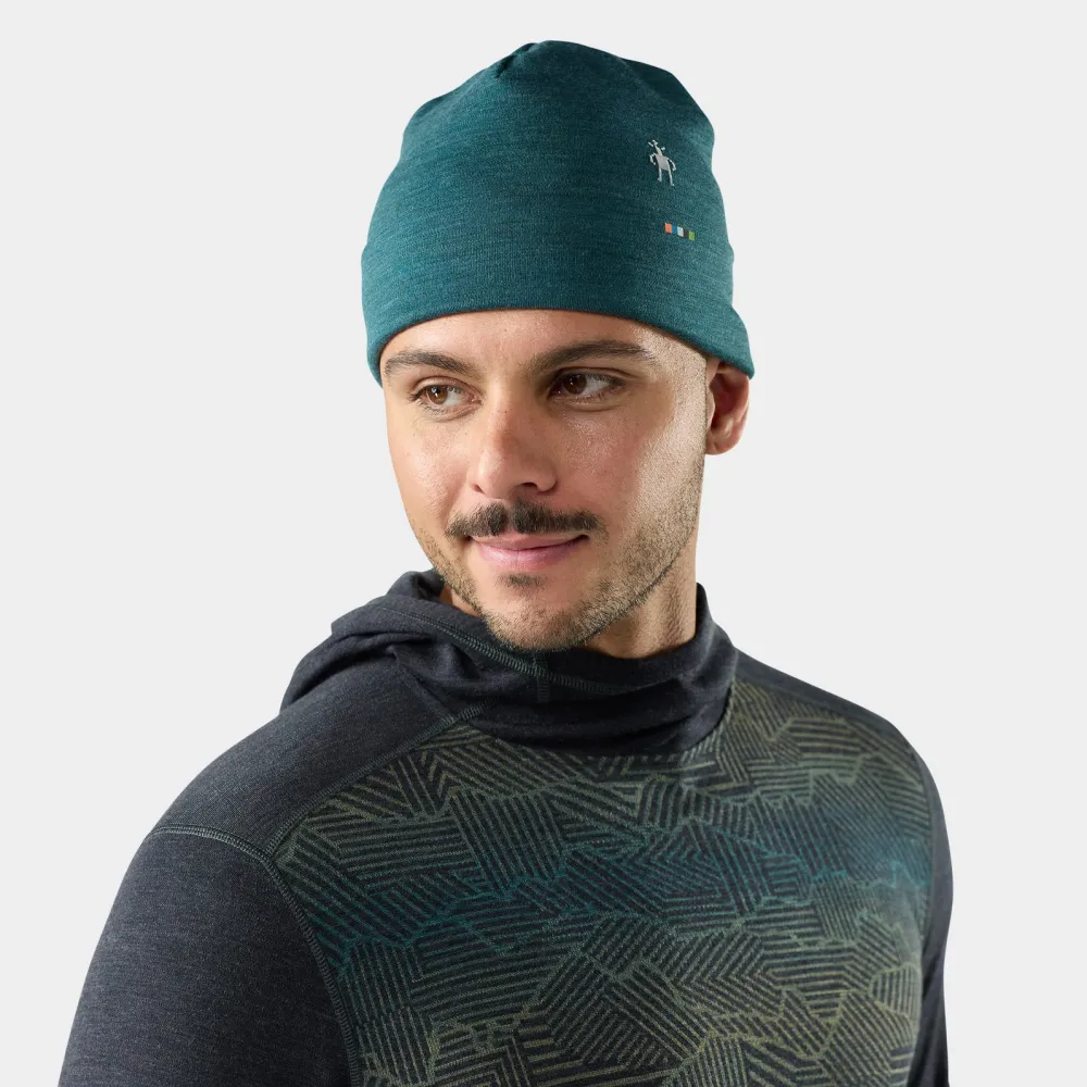 Smartwool - caciula - Thermal Merino Reversible Cuffed Beanie - Dark Teal Heather - OS