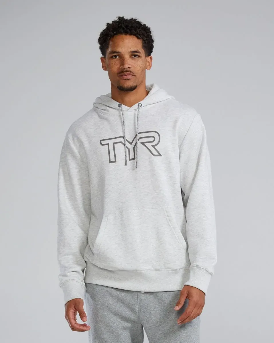 TYR - hanorac casual - ULTRASOFT BIG LOGO TECH HOODIE - ash heather - M