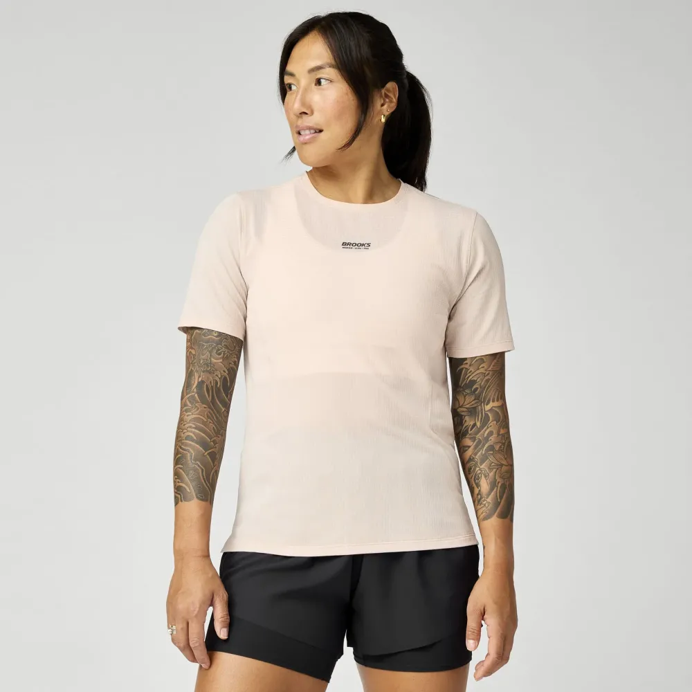 Brooks - tricou tehnic - High Point SS 2.0 W - Rose Dust - M