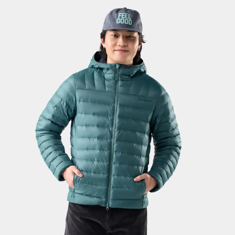 Smartwool - geaca - Winterloft Hooded Jacket - Dusty Teal - XL