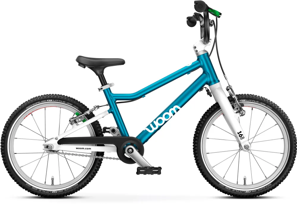 Woom - W3 Go - bicicleta copii 16" - albastru metalic
