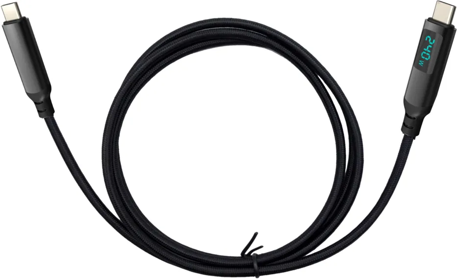 Thunderbolt 4/USB4 Class Pro Cable 240W 2x 4K/120Hz 40Gbps LCD 150 cm