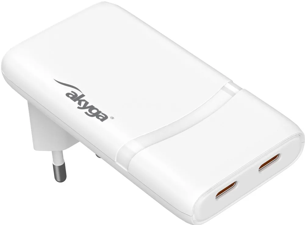 AKYGA charger 2× USB-C AK-CH-32