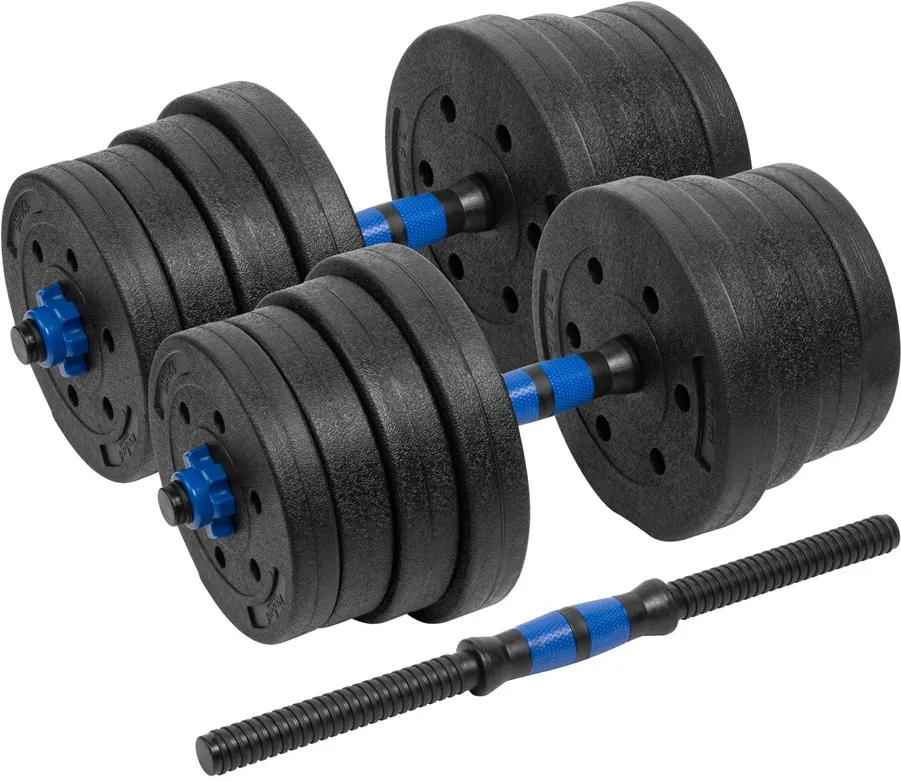 Rebel ACTIVE Hantle bitumiczne regulowane z łącznikiem 2x15 kg