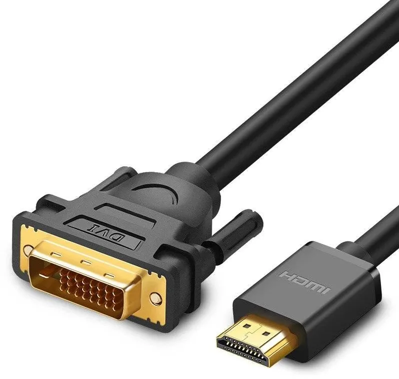 UGREEN HDMI/DVI CABLE HD106, 2M, BLACK