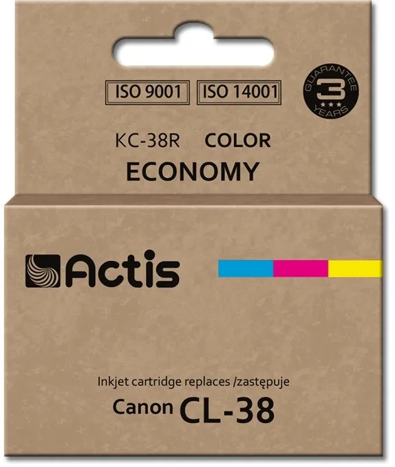 COMPATIBIL KC-38R for Canon printer; Canon CL-38 replacement; Standard; 12 ml; color