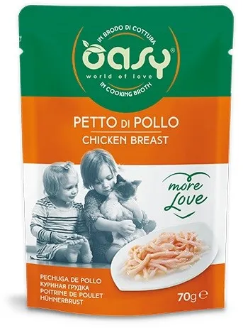 OASY More Love Chicken breast - wet cat food - 70g